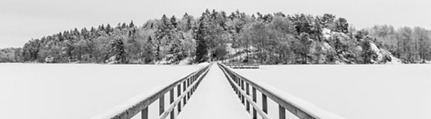 snowy path