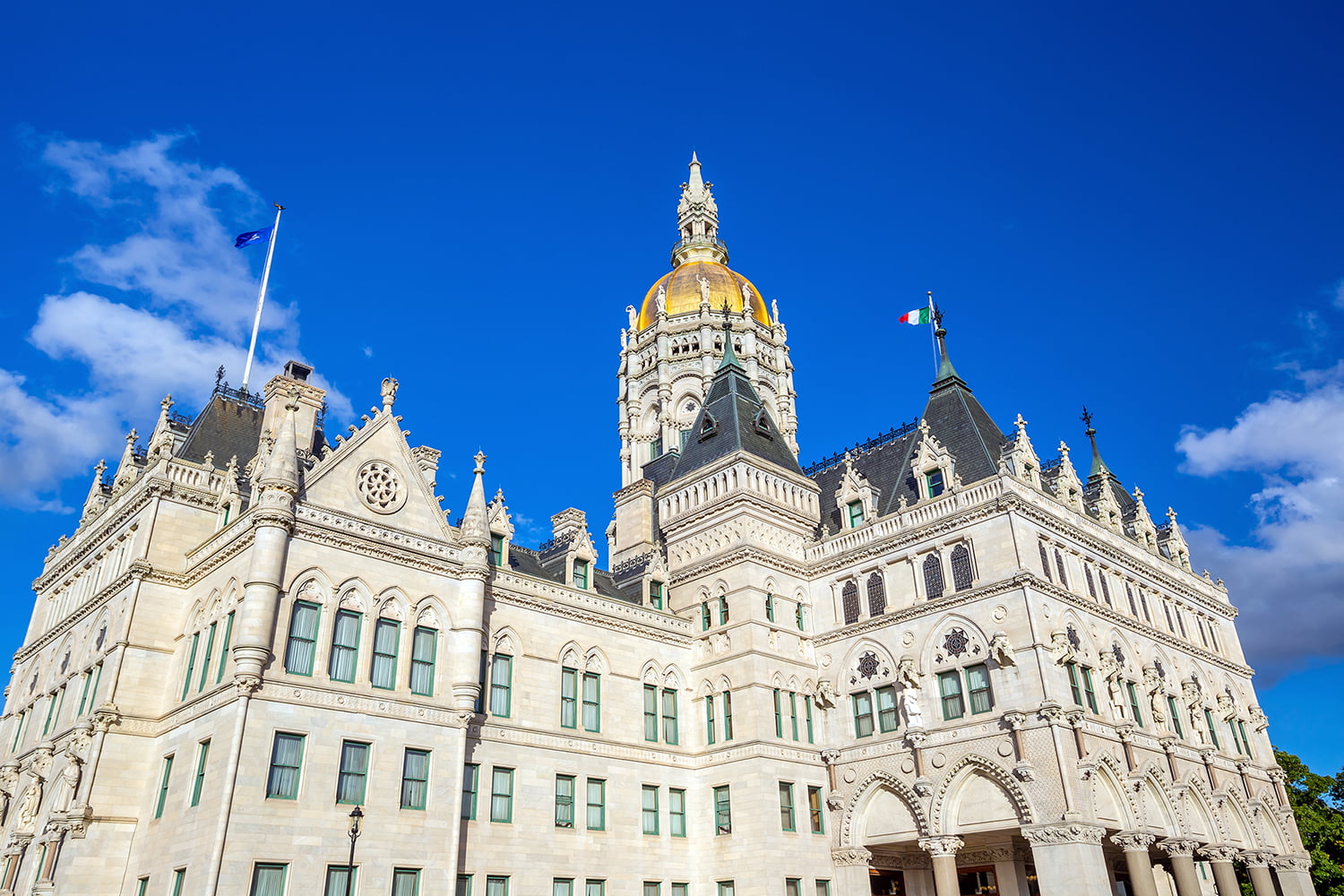Connecticut State Capitol in downtown Hartford, Connecticut