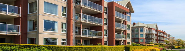 Photo of apartment buildings