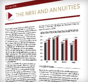 National Retirement Risk Index – Center for Retirement Research