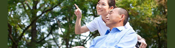 Nurse with patient