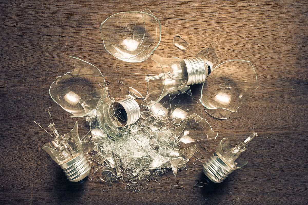 Broken Light Bulbs