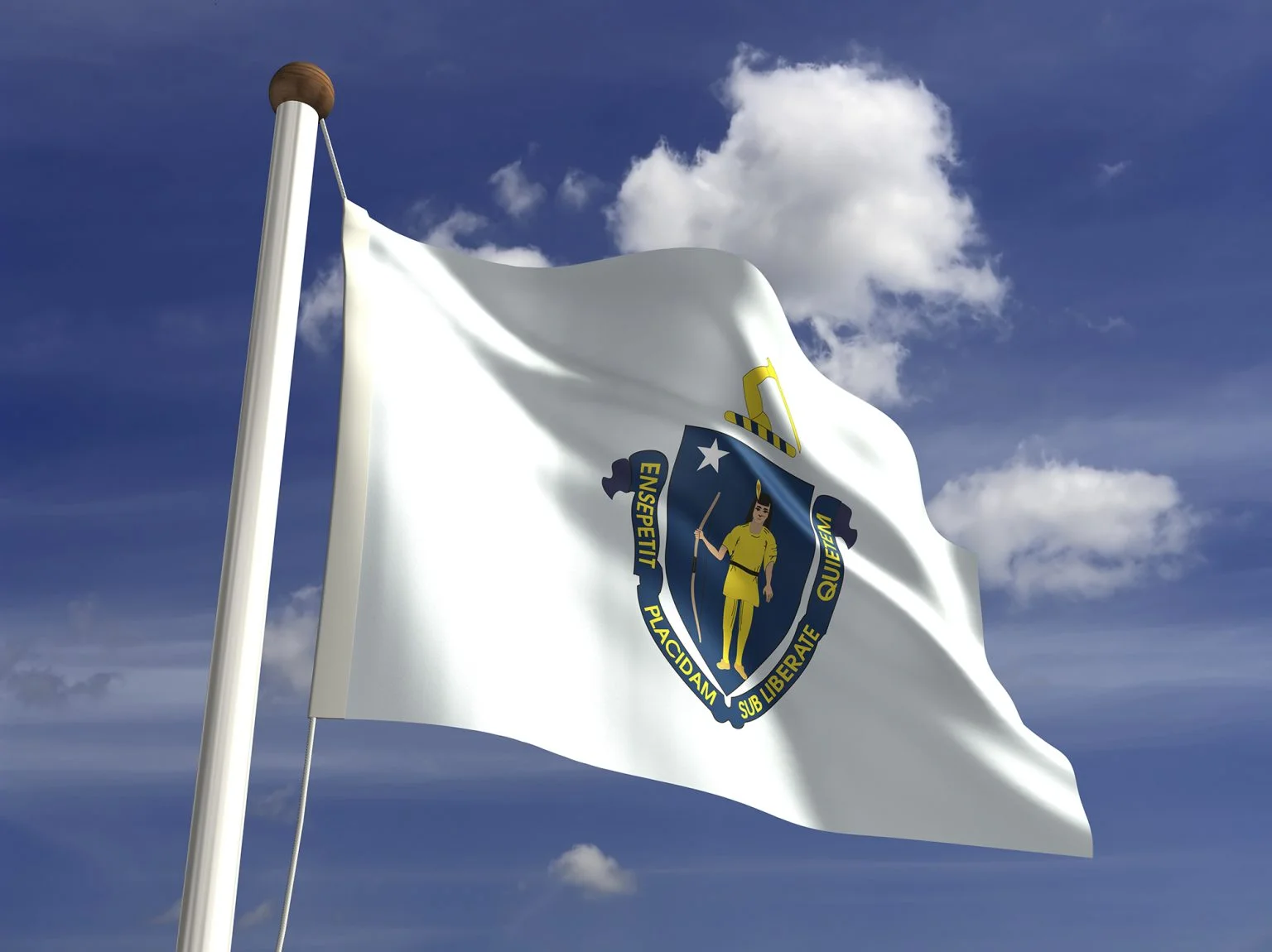 Massachusetts flag