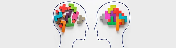 2 heads in illustration