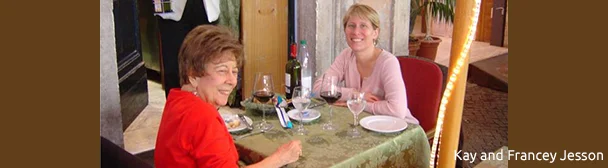 Photo of Francey Jesson and her mother
