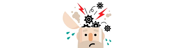 Illustration of mind blown