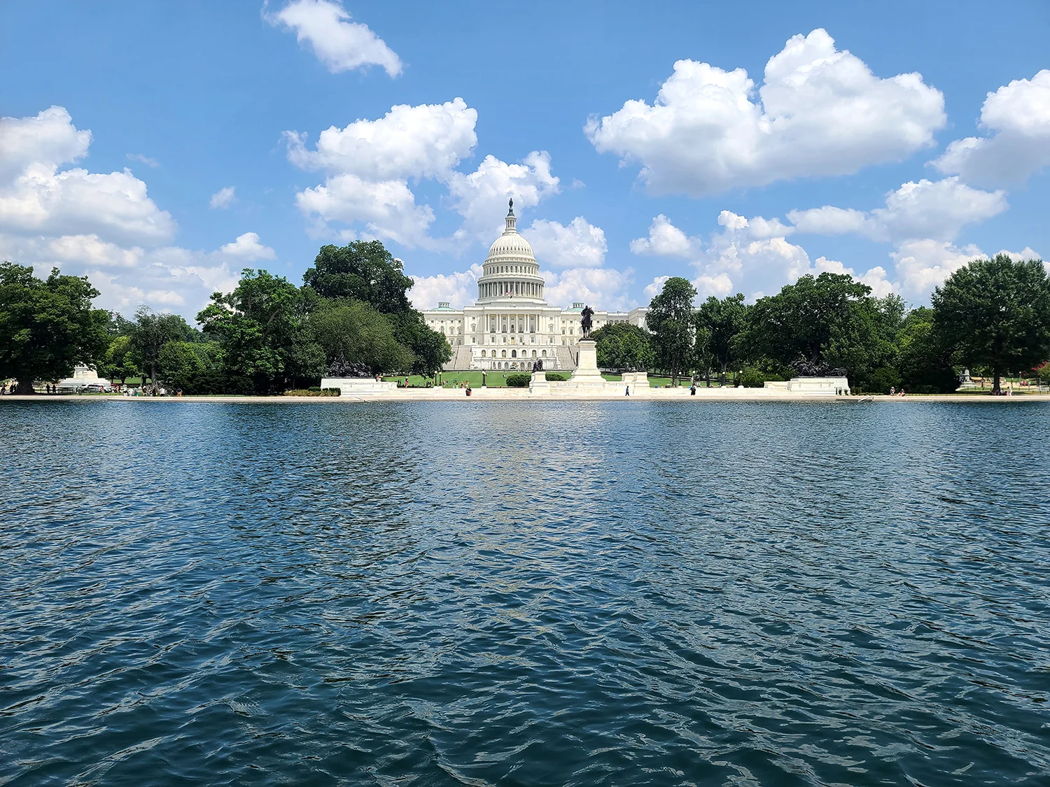 U.S. Capitol Building across the Reflecting Pool