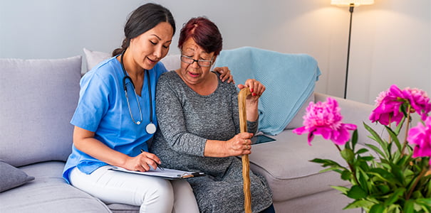 Image of nursing home staff