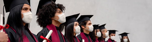 Students graduating during the pandemic