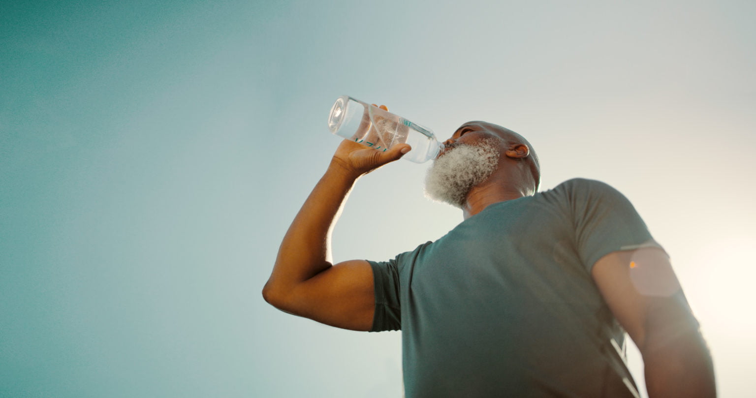 Make sure you’re hydrated after exercising