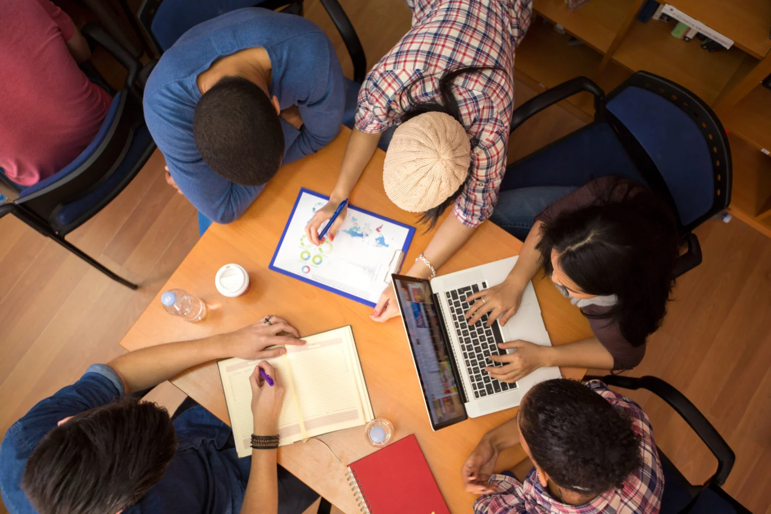 Bird's eye view of undergrads