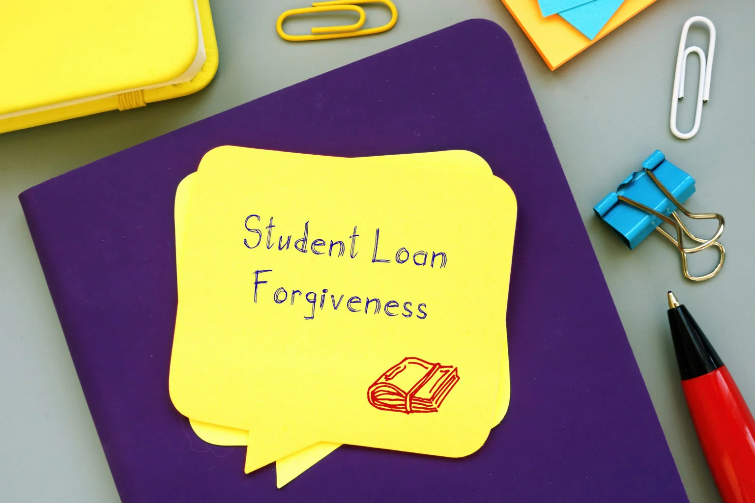 Financial,Concept,Meaning,Student,Loan,Forgiveness,With,Inscription,On,The