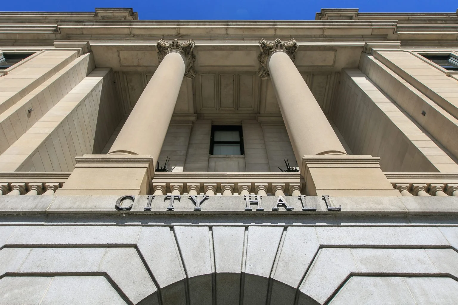 City hall of an American city