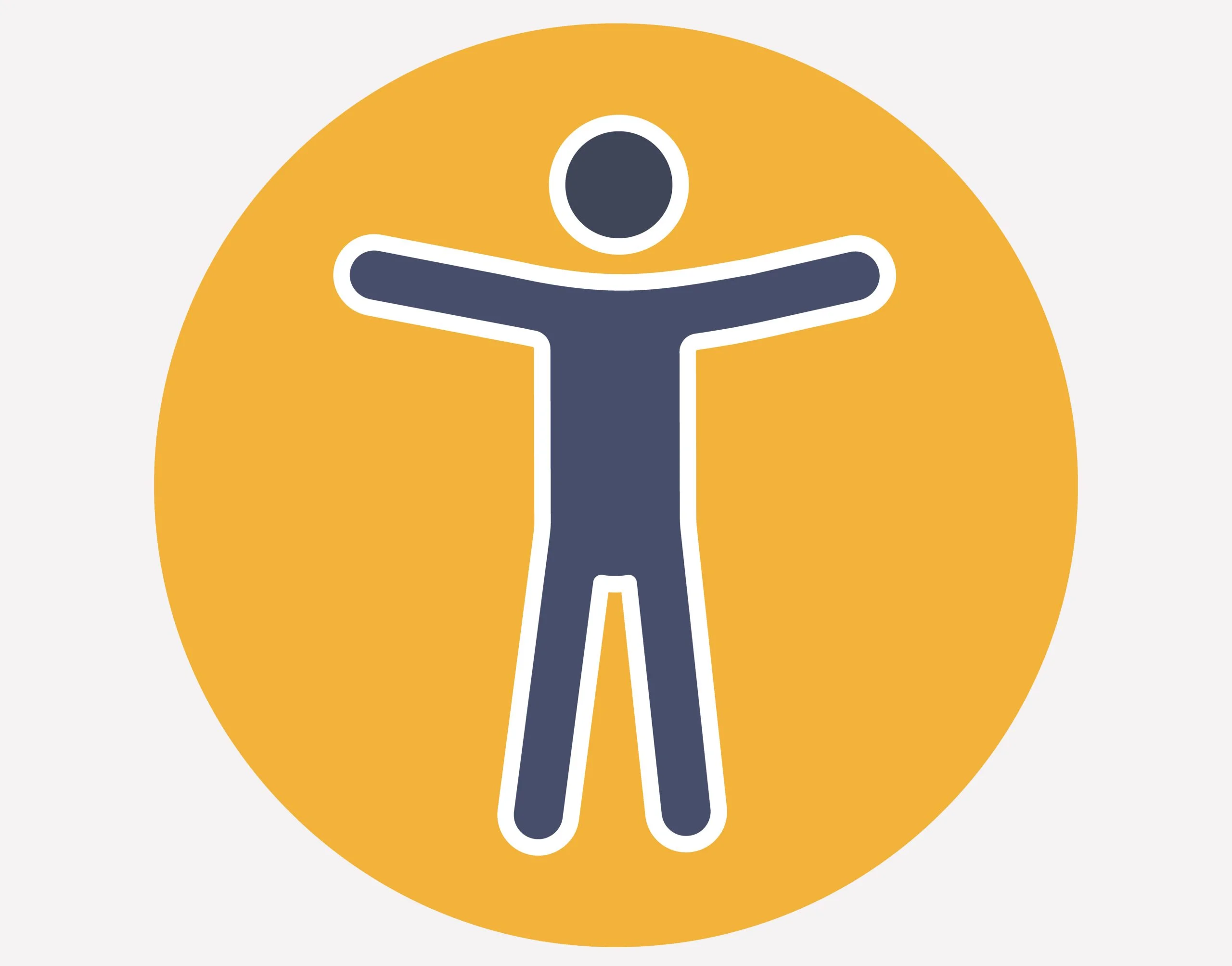 Web accessibility glyph