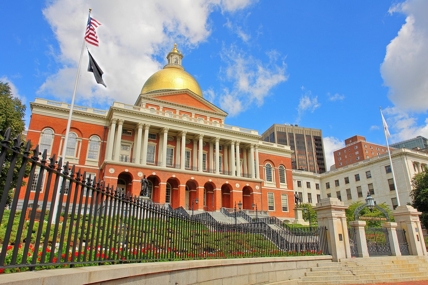 The Massachusetts State House - a state capitol for the Commonwealth of Massachusetts