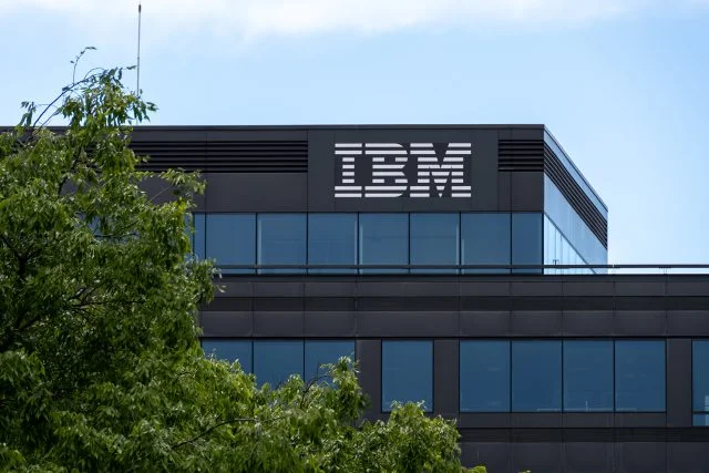 Exterior view of the French headquarters of IBM