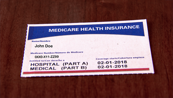 Medicare Card for a Fictitious John Doe