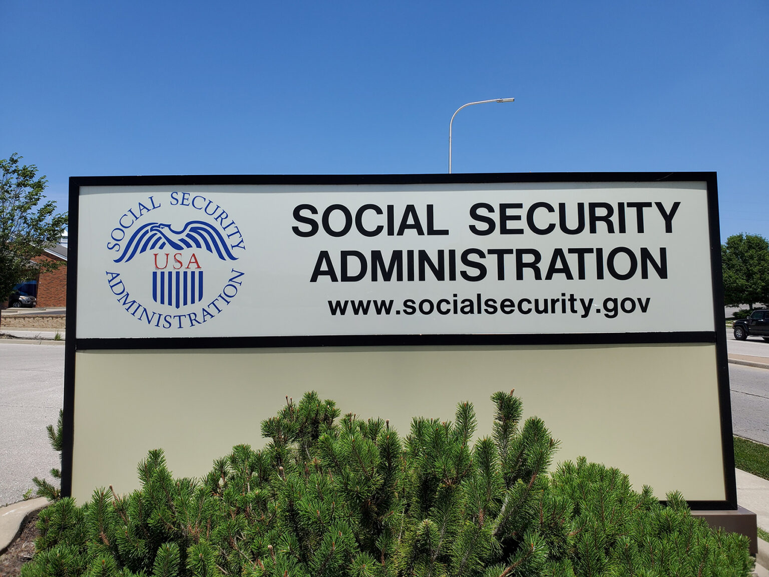 Social Security sign