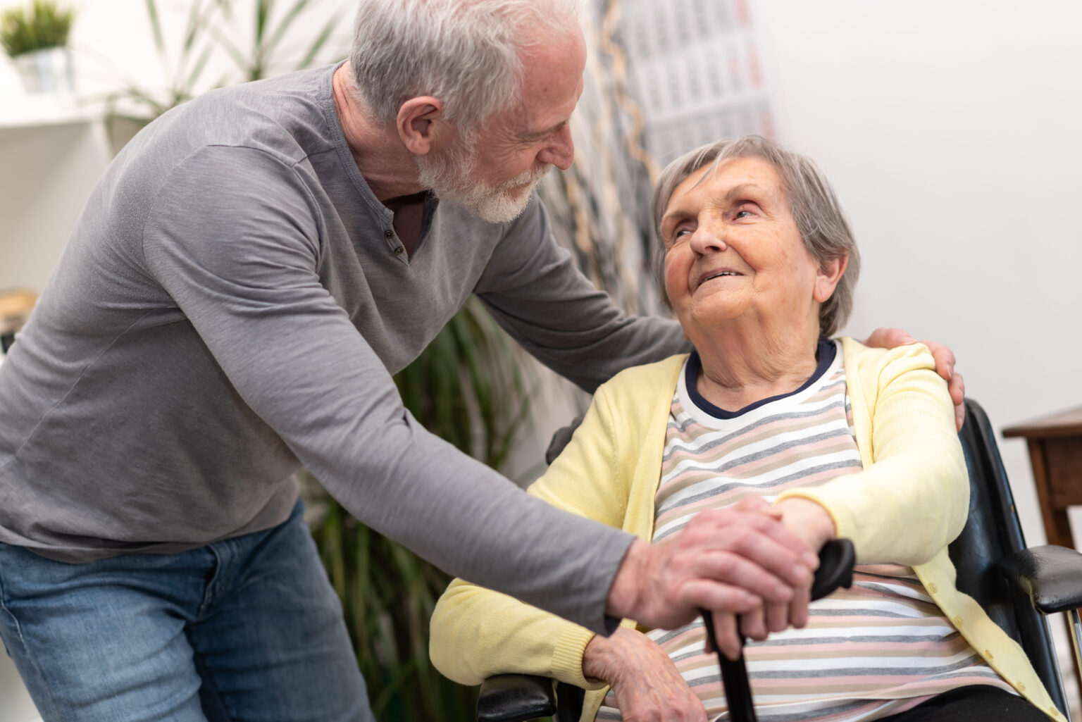 Two older people